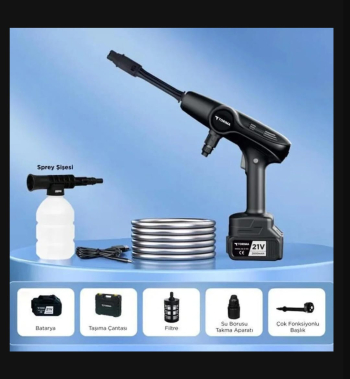 Torima D-015 Şarjlı Basınçlı Yıkama Makinesi 21W 30 BaR