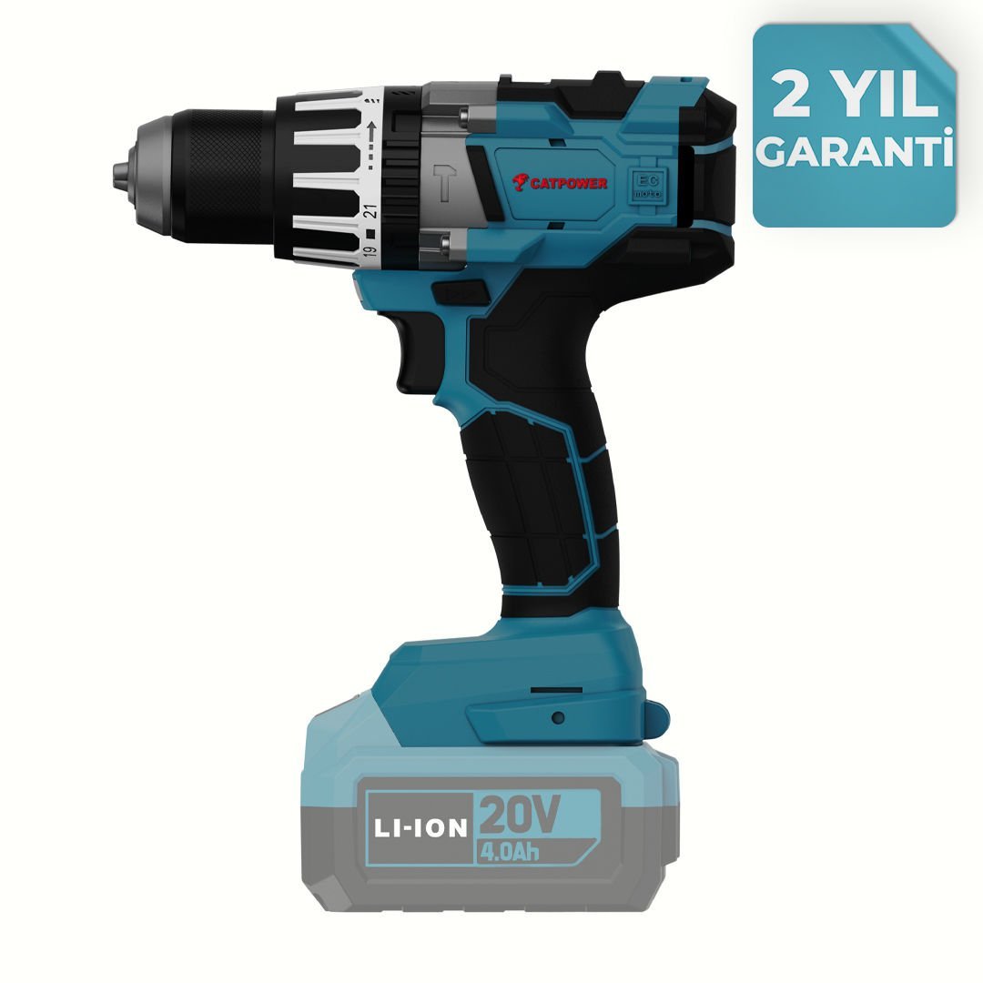 KÖMÜRSÜZ AKÜLÜ DARBELİ VİDALAMA  120NM  13 MM 20V Lİ-İON 2.0Ah /4.0Ah