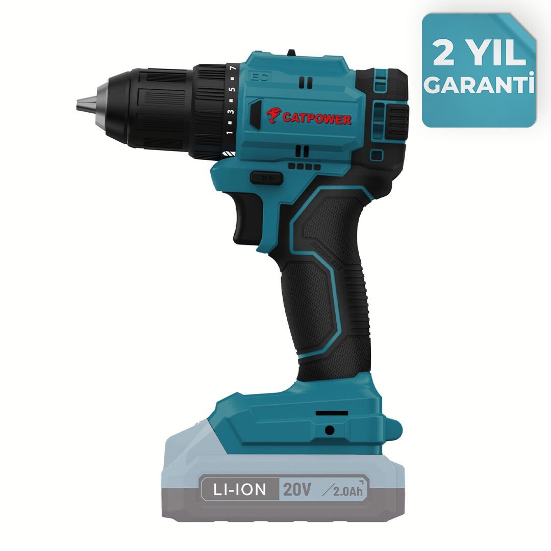 KÖMÜRSÜZ AKÜLÜ VİDALAMA  45NM 10 MM 20V Lİ-İON 2.0Ah /4.0Ah