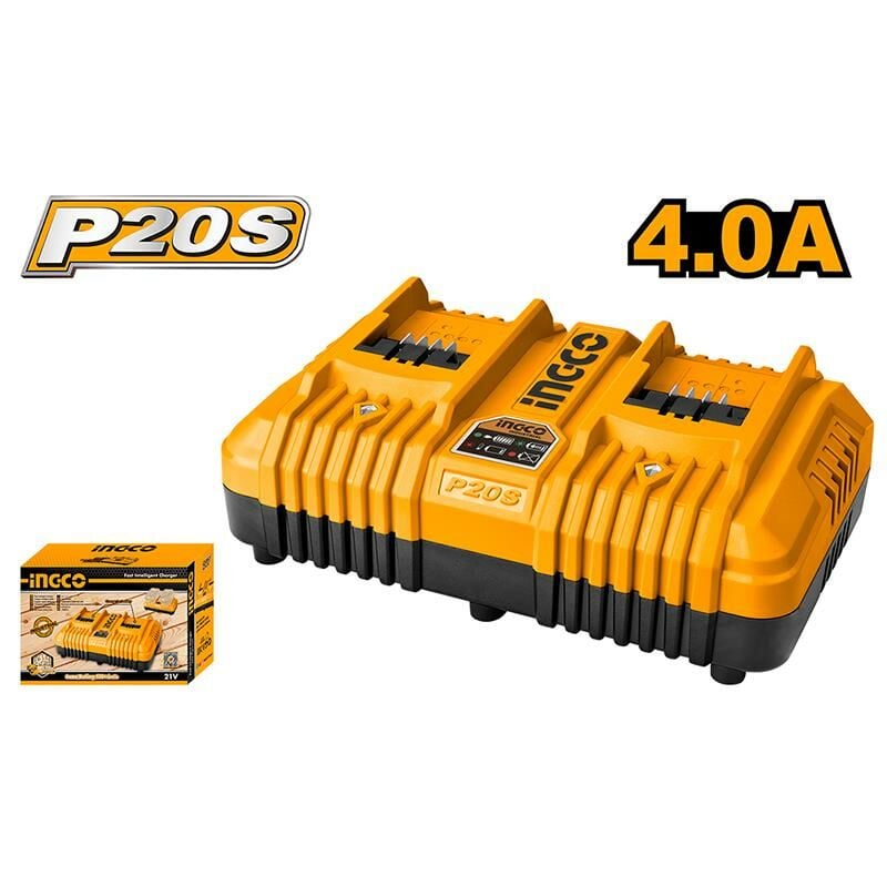 Hızlı Akıllı Şarj Cihazı 20V 4.0Ah 2 Portlu