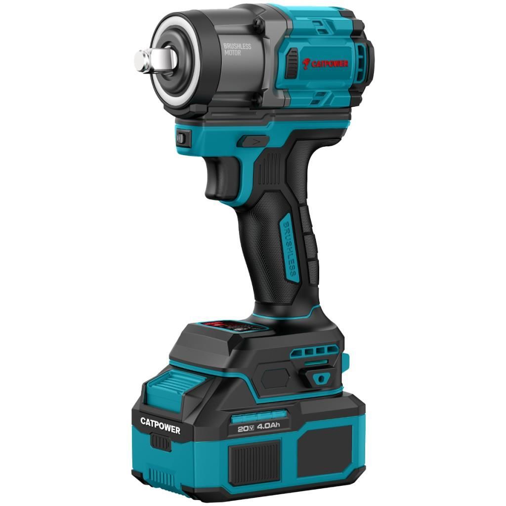 KÖMÜRSÜZ AKÜLÜ SOMUN SIKMA 1/2' 800NM Lİ-İON 20V 4.0Ah