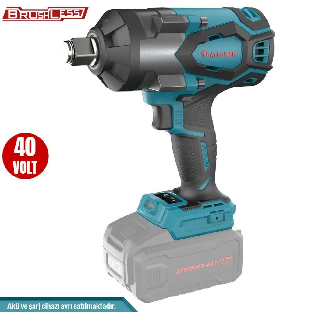 KÖMÜRSÜZ AKÜLÜ SOMUN SIKMA 3/4'  Lİ-İON 40V