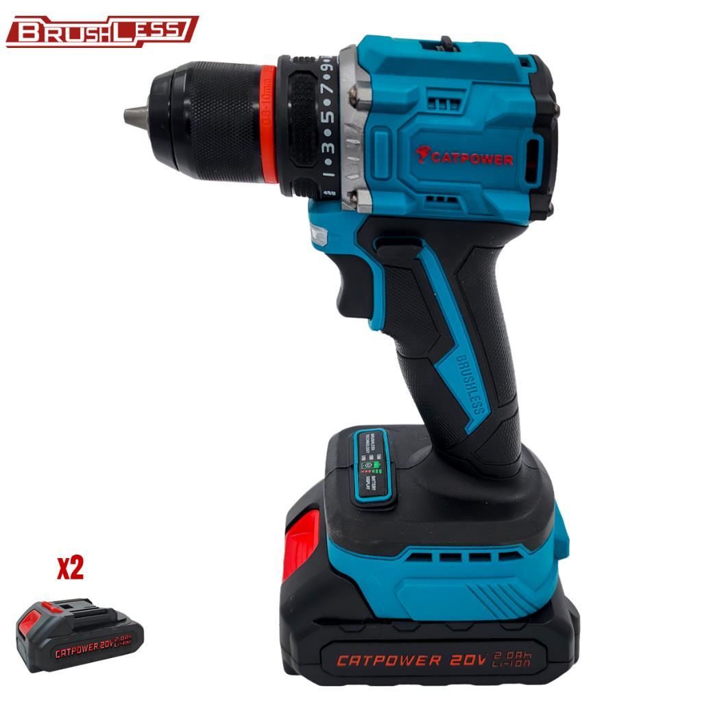KÖMÜRSÜZ AKÜLÜ VİDALAMA Li-ion (SET) 10 MM 20V 2.0 Ah